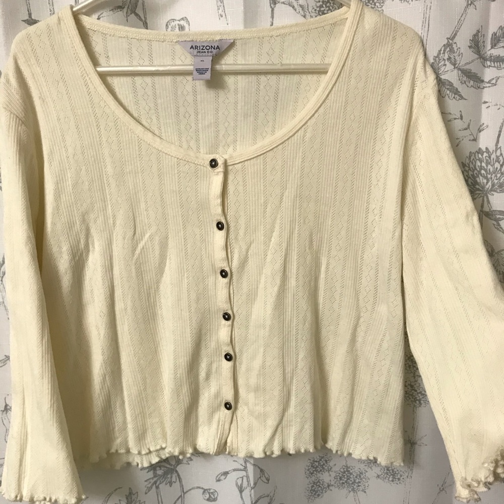 Arizona Button Up Sweater Top